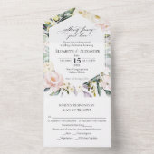 Invitation Tout En Un Rien de fabuleux d'aimer Floral Photo Boho Mariage (À l'intérieur)