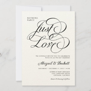 Invitation Tout En Un Rien De Fantaisie Juste Amour Mariage