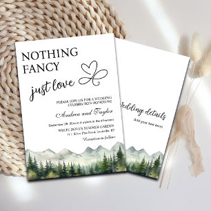 Invitation Tout en Un Rien de Fantaisie Juste de l'Amour Mari
