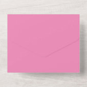 Invitation Tout En Un Rose #EF8484, Cadillac rose (Verso)