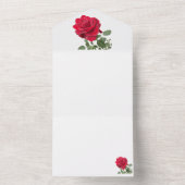 Invitation Tout En Un Rose rouge - peinte à la main (À l'intérieur)