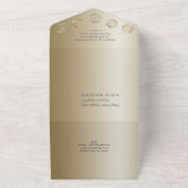 Invitation Tout En Un RPG Luxe | Dés de jeu de société Fantasy Sheen Dor (Dehors)