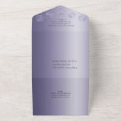 Invitation Tout En Un RPG Luxe | Tablette Imaginaire violet PnP Jeu Dice (Dehors)