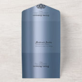 Invitation Tout En Un RPG vintage | Blue Sheen (Dehors)