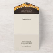 Invitation Tout En Un Rustic Wood Lace String (Dehors)