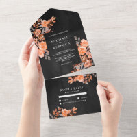 Rustique Boho Terrain Terracotta Floral Mariage no