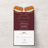 Invitation Tout En Un S’more Mariage alimentaire (À l'intérieur)