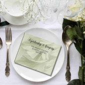 Invitation Tout En Un Sage Abstrait Brush Motif site Web E-mail Retro