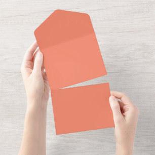 Invitation Tout En Un Saumon #F38367, marguerite rose