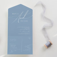 Script Whimsical | Phoque Décontracté bleu Dusty e