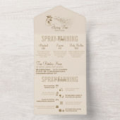 Invitation Tout En Un Service de bronzage de vaporisateurs Conseils de s (À l'intérieur)