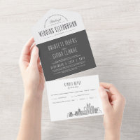 Skyline Pittsburgh Deco | Mariage