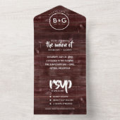 Invitation Tout En Un Soleil d'automne rustique Tournesols sur clôture M (À l'intérieur)