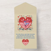 Invitation Tout En Un Soyez mon Valentin (À l'intérieur)