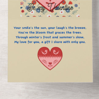 Invitation Tout En Un Soyez mon Valentin