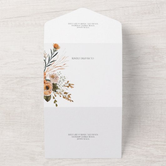 Invitation Tout En Un Splendor d'automne (Dehors)