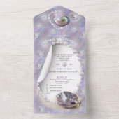 Invitation Tout En Un Symphonie de la mère des perles (À l'intérieur)