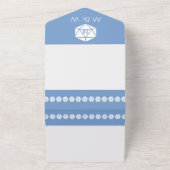 Invitation Tout En Un Tabletop Chic en Pervenche (Dehors)