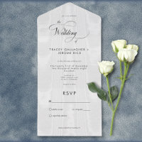 Taffeta de satin blanc minimaliste moderne Pas de