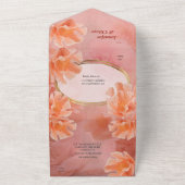 Invitation Tout En Un Teinte molle, rose orangé Peach Fuzz (Dehors)
