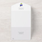 Invitation Tout En Un Texas Bluebonnet Flowers, Mariage moderne (Dehors)