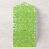 Invitation Tout En Un Texture Vert Citron Grunge (Dehors)