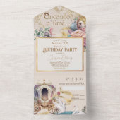 Invitation Tout En Un Thème de conte de fées enchanté (À l'intérieur)