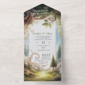 Invitation Tout En Un Thèmes de l'Imaginaire spirituel intemporel métaph (À l'intérieur)