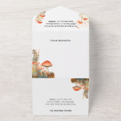 Invitation Tout En Un Toadstool champignon Mariage forestier enchanté (Dehors)