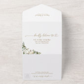Invitation Tout En Un Tombe en amour Mariage Citrouille de verdure (Dehors)