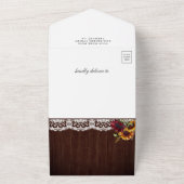 Invitation Tout En Un Tournesols de Bourgogne Pot en grès Code QR Bois M (Dehors)