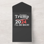 INVITATION TOUT EN UN TRUMP 2024 - JE REVIENDRAI ! (À l'intérieur)