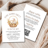 Tout en un Un Baby shower de Couples Doux Lapin