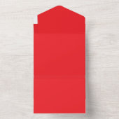 Invitation Tout En Un un fond rouge avec une bordure blanche (À l'intérieur)