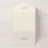 Invitation Tout En Un Un garçon sous le Baby shower marin (Dehors)