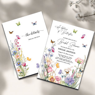 Invitation Tout en un Une vie de la Fête des mariées des papi