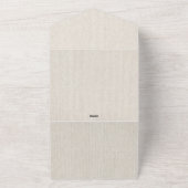 Invitation Tout En Un Vacances Wreath Poinsettia Mariage de Noël (Dehors)