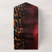 Invitation Tout En Un Vache rouge du sud-ouest de l'or (Dehors)