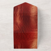 Invitation Tout En Un Vache rouge occidentale (Dehors)