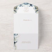 Invitation Tout En Un vagues et sable de l'aquarelle (pas de VV nécessai (Dehors)