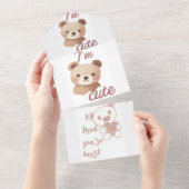 Invitation Tout En Un Valentin (Déchirure)