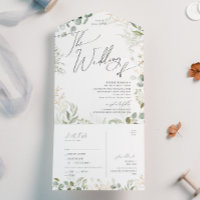 Végétation Whimsical Mariage Or de phoque et envoy