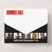 Invitation Tout En Un Vente de coiffeur promotionnelle DO-IT-YOURSELF bo (Verso)