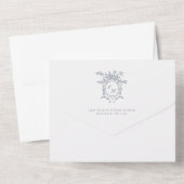 Invitation Tout En Un Venue Sketch | Church Wedding (Verso)