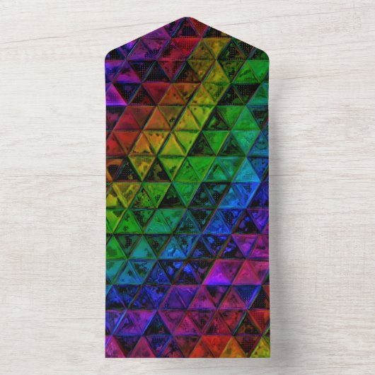 Invitation Tout En Un Verre de fierté (À l'intérieur)