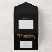 Invitation Tout En Un Vidéo de Noël Floral (Dehors)