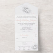 INVITATION TOUT EN UN VIEUX ARGENT, INSÉPARABLES, (À l'intérieur)