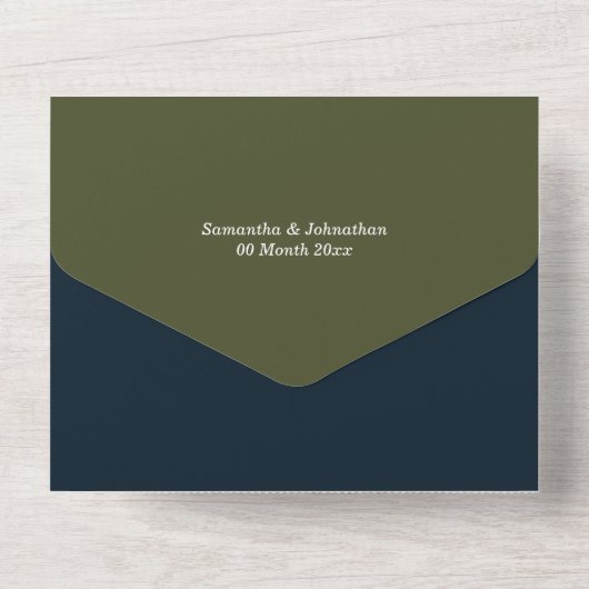 Invitation Tout En Un Vignoble toscan vignoble al fresco table raisins (Verso)
