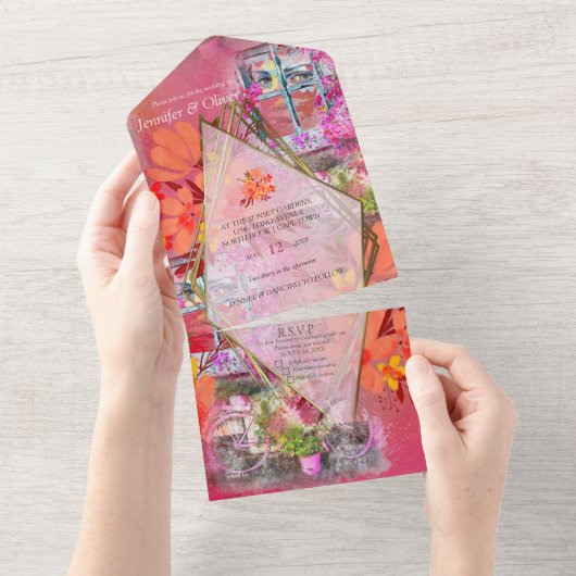 Invitation Tout En Un Viva Magenta 2023 Tout en un (Déchirure)
