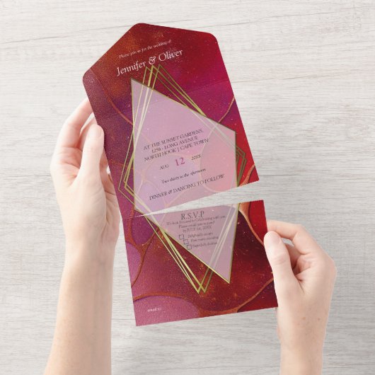 Invitation Tout En Un Viva Magenta 2023 Tout en un (Déchirure)